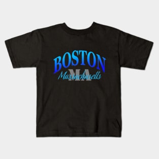 City Pride: Boston, Massachusetts Kids T-Shirt